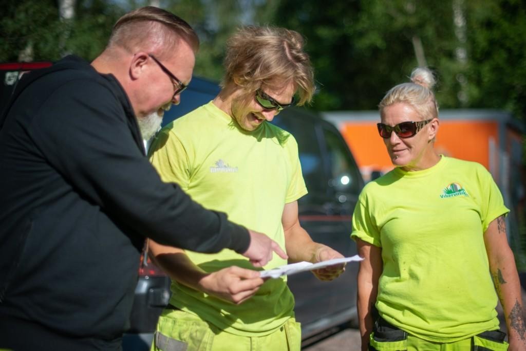 viherrakentamisen ja ylläpidon päällikkö_työkuva